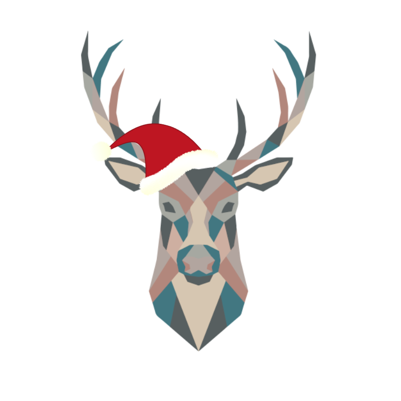 Ashling Hotel Logo with Santa Hat